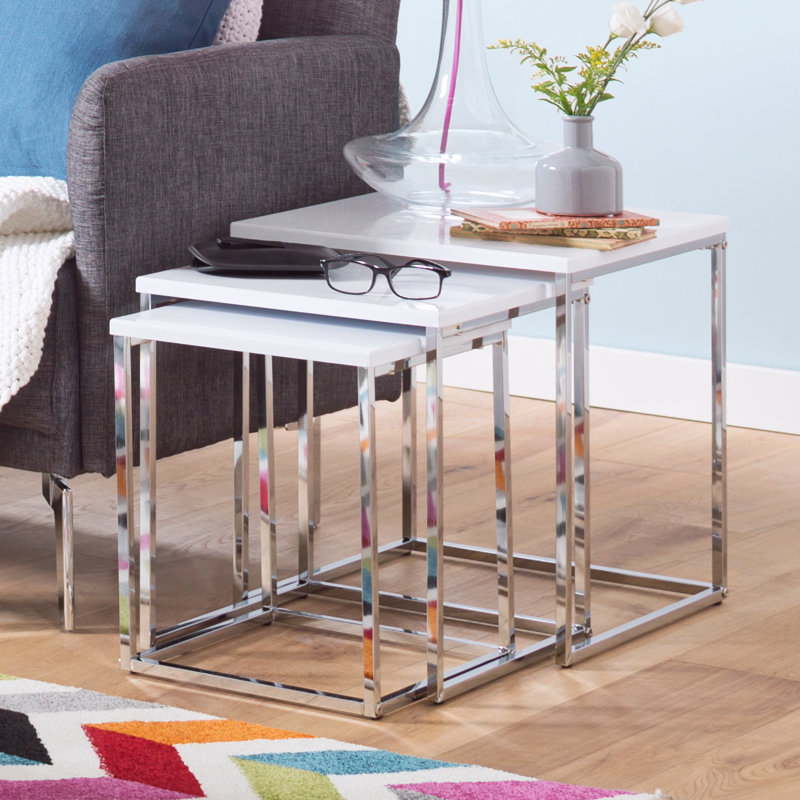 Modern You 3 Satztische Cherry & Bewertungen | Wayfair.de